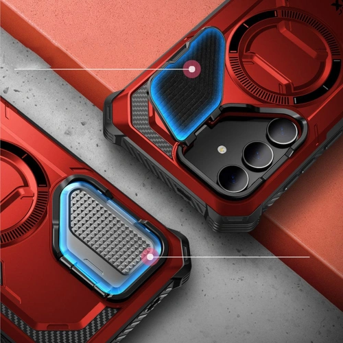 Etui Supcase IBLSN ArmorBox Mag MagSafe Samsung Galaxy S24 Ruddy