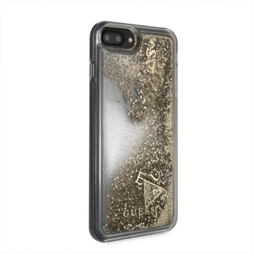 Etui Guess GUHCI8LGLUFLGO Apple iPhone 7/8 Plus złoty/gold hard case Glitter Liquid