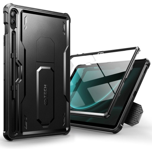 Hurtownia Tech-Protect - 5906203691296 - THP2583 - Etui Tech-Protect Kevlar Pro Samsung Galaxy Tab S9 FE+ Plus X610 / X616b Black - B2B homescreen