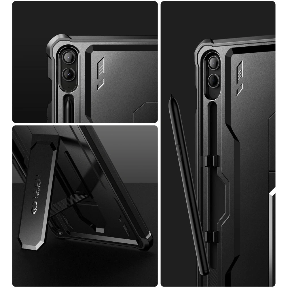 Hurtownia GSM - Case Tech-Protect Kevlar Pro Samsung Galaxy Tab S9 FE+ Plus X610 / X616b Schwarz - THP2583 - {ean13} - Hurt