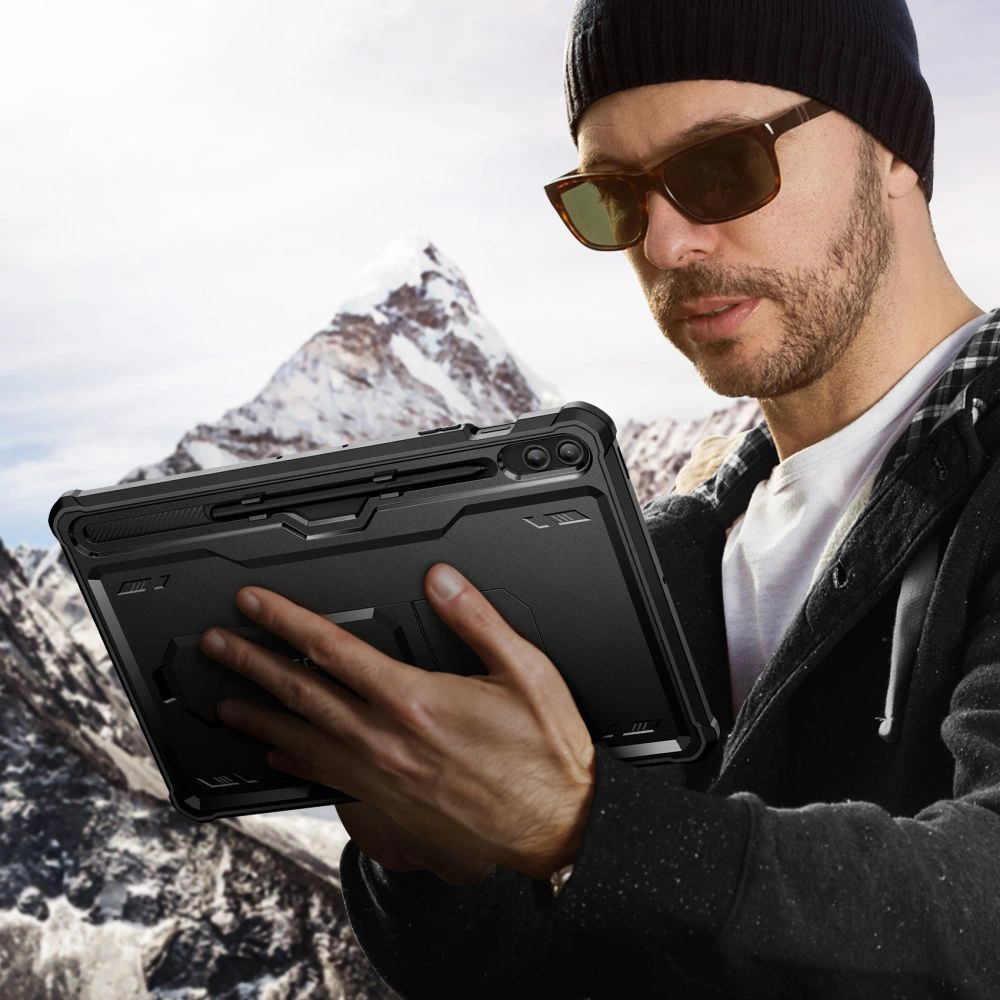 Hurtownia GSM - Etui Tech-Protect Kevlar Pro Samsung Galaxy Tab S9 FE+ Plus X610 / X616b černé - THP2583 - {ean13} - Hurt