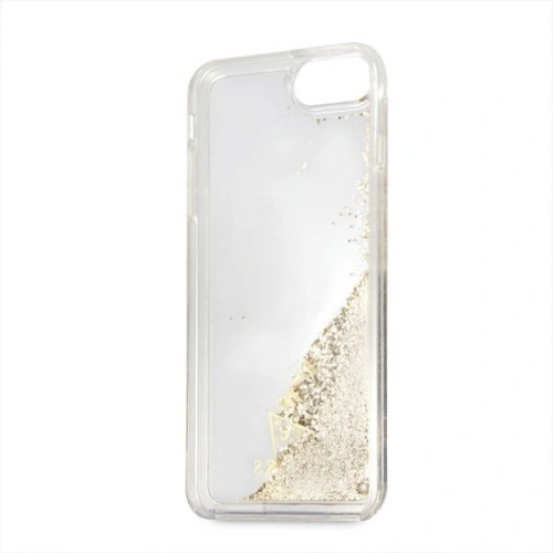 Etui Guess GUHCI8LGLUFLGO Apple iPhone 7/8 Plus złoty/gold hard case Glitter Liquid
