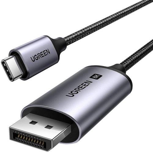 Ugreen Distributor - 6941876221578 - UGR1794 - UGREEN CM556 cable USB-C / DisplayPort 8K 1m black - B2B homescreen