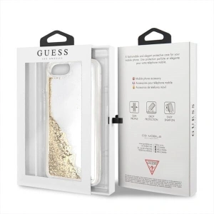 Hurtownia GSM - Etui Guess GUHCI8LGLUFLGO Apple iPhone 7/8 Plus złoty/gold hard case Glitter Liquid - GUE120GLD - {ean13} - Hurt