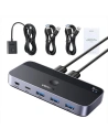 Hurtownia GSM - UGREEN CM662 Switch 2xUSB-A / 3xUSB-A, 1xUSB-C, 1xMini USB schwarz - UGR1797 - {ean13} - Hurt