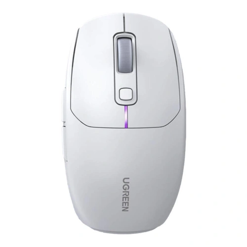 Mysz bezprzewodowa UGREEN MU103 2.4G / Bluetooth 5.0 biała
