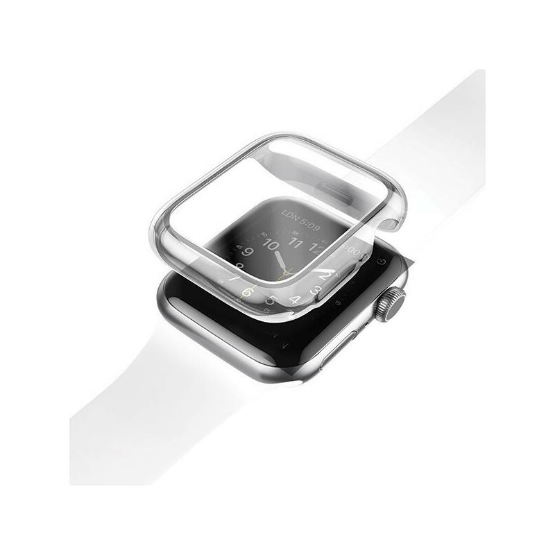 Etui UNIQ Garde Apple Watch 4/5/6/SE 40mm przezroczysty/clear
