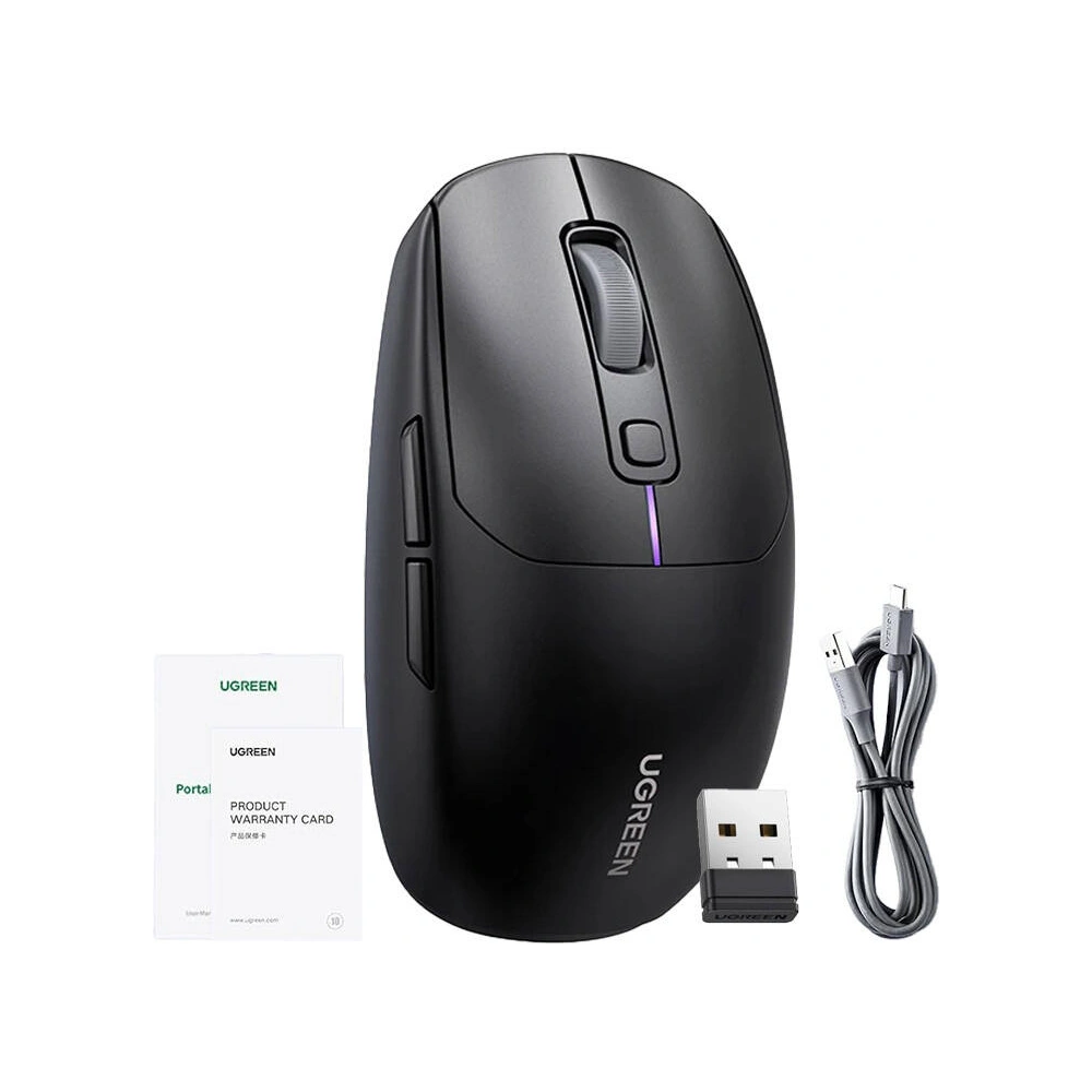 Hurtownia GSM - Bezdrátová myš UGREEN MU103 2.4G / Bluetooth 5.0 černá - UGR1801 - {ean13} - Hurt
