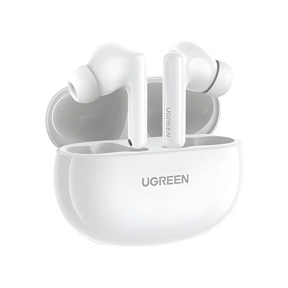 Hurtownia GSM - UGREEN WS200 HiTune T6 Hybrid ANC Bluetooth 5.3 fehér vezeték nélküli fülhallgató - UGR1802 - {ean13} - Hurt