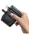 Hurtownia GSM - Cestovní adaptér USAMS T62 Univerzální nabíječka US/AU/EU/UK 1xUSB, 2xUSB-C 65W černý/black - USA1021 - {ean13} - Hurt