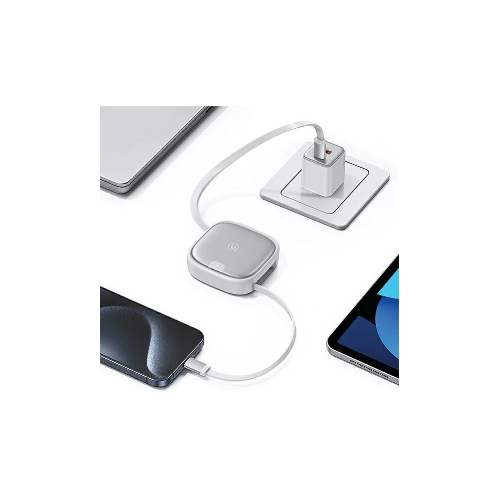 Hurtownia GSM - Kabel 3w1 USAMS US-SJ650 MicroUSB / USB-C / Lightning 60W lila/purple - USA1022 - {ean13} - Hurt