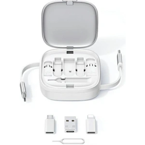 Hurtownia GSM - Kábel 3w1 USAMS US-SJ650 MicroUSB / USB-C / Lightning 60W ezüst/silver - USA1023 - {ean13} - Hurt