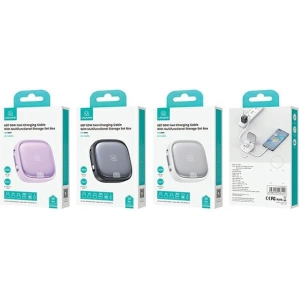 Hurtownia GSM - Kábel 3w1 USAMS US-SJ650 MicroUSB / USB-C / Lightning 60W ezüst/silver - USA1023 - {ean13} - Hurt