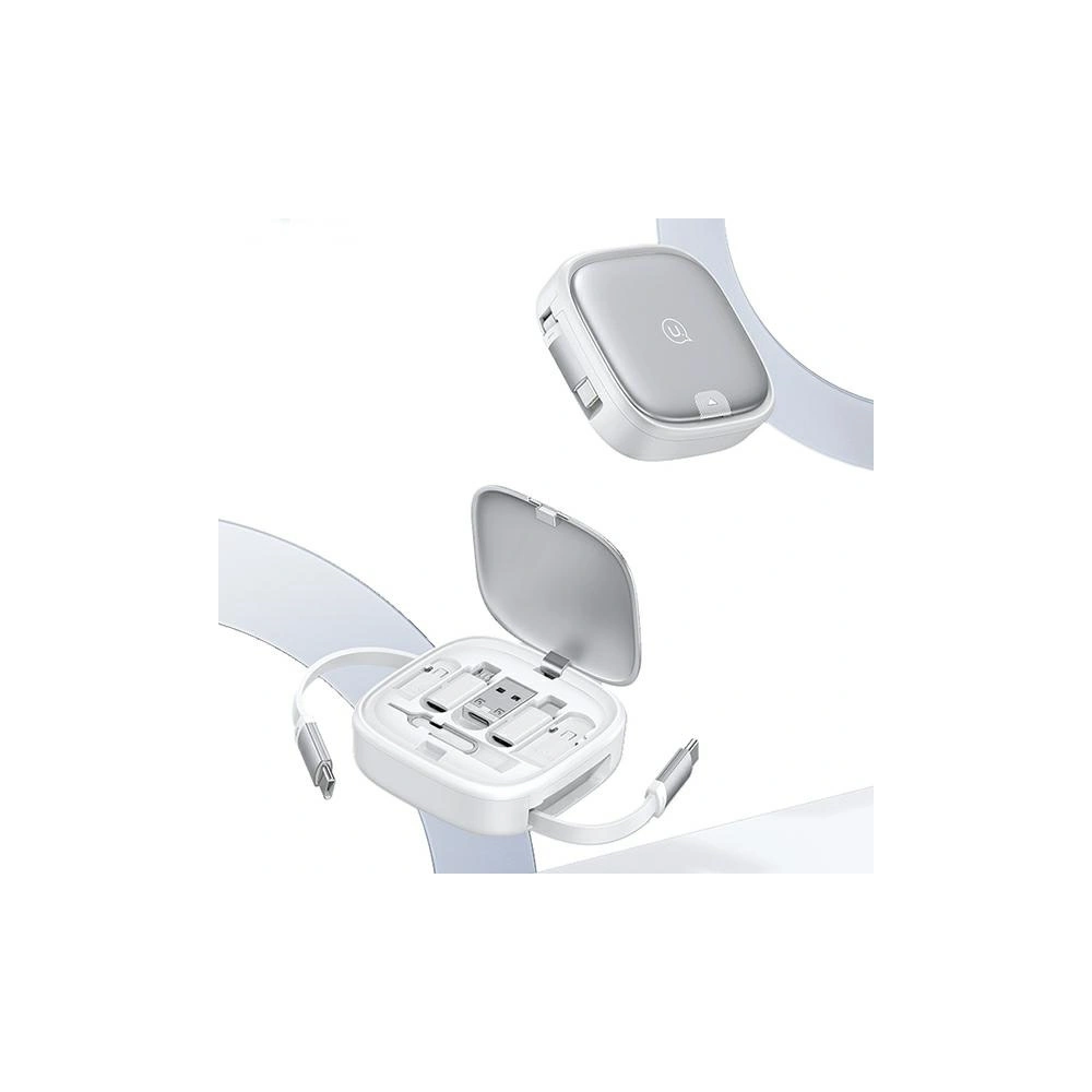 Hurtownia GSM - Kabel 3w1 USAMS US-SJ650 MicroUSB / USB-C / Lightning 60W Stahl/Anlauf - USA1024 - {ean13} - Hurt