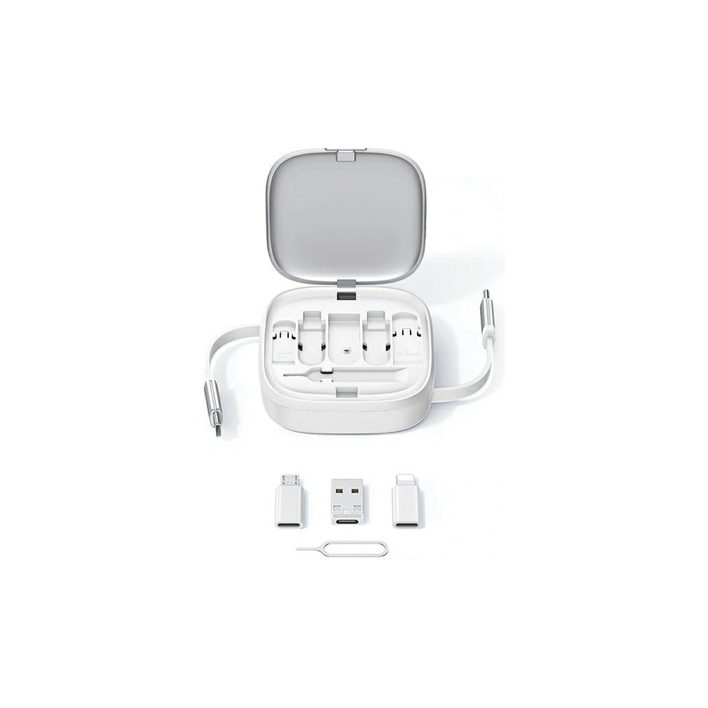Hurtownia GSM - Kabel 3w1 USAMS US-SJ650 MicroUSB / USB-C / Lightning 60W Stahl/Anlauf - USA1024 - {ean13} - Hurt