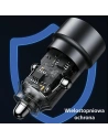 Wholesale USAMS C39 car charger USB-A, USB-C 60W black - USA1025 - {ean13} - Hurt
