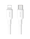 Hurtownia GSM - Încărcător rețea USAMS US-CC186 USB-C 30W PD3.0 + cablu US-SJ610 USB-C / Lightning alb/white - USA1028 - {ean13} - Hurt