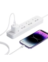 Hurtownia GSM - Încărcător rețea USAMS US-CC186 USB-C 30W PD3.0 + cablu US-SJ610 USB-C / Lightning alb/white - USA1028 - {ean13} - Hurt