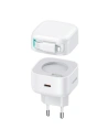 Încărcător de rețea USAMS US-CC202 USB-C + cablu Lightning PD QC 35W alb/white