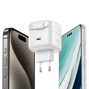 Hurtownia GSM - Ładowarka sieciowa USAMS US-CC202 USB-C + kabel Lighning PD QC 35W biały/white - USA1029 - {ean13} - Hurt