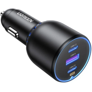 Hurtownia GSM - UGREEN CD293 autós töltő USB-A, 2xUSB-C PD 130W fekete - UGR1805 - {ean13} - Hurt