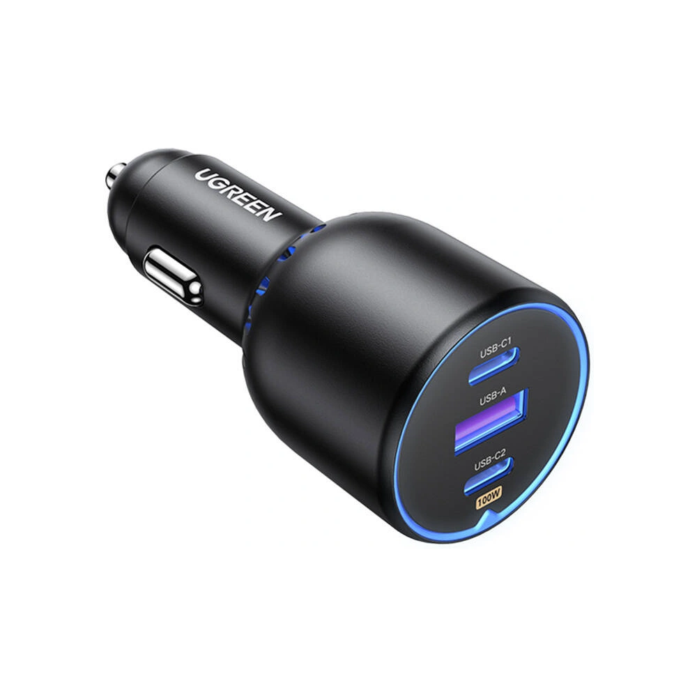 Hurtownia GSM - Încărcător auto UGREEN CD293 USB-A, 2xUSB-C PD 130W negru - UGR1805 - {ean13} - Hurt