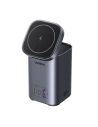 Ładowarka / stacja ładowania GaN 2w1 UGREEN CD342 1xUSB-A, 2xUSB-C, Qi, 100W szara