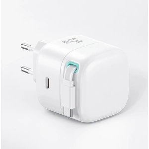 Hurtownia GSM - Ładowarka sieciowa USAMS US-CC202 USB-C + kabel USB-C PD QC 35W biały/white - USA1031 - {ean13} - Hurt