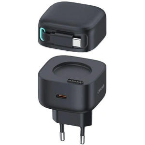Hurtownia GSM - Încărcător de rețea USAMS US-CC202 USB-C + cablu USB-C PD QC 35W negru/black - USA1032 - {ean13} - Hurt