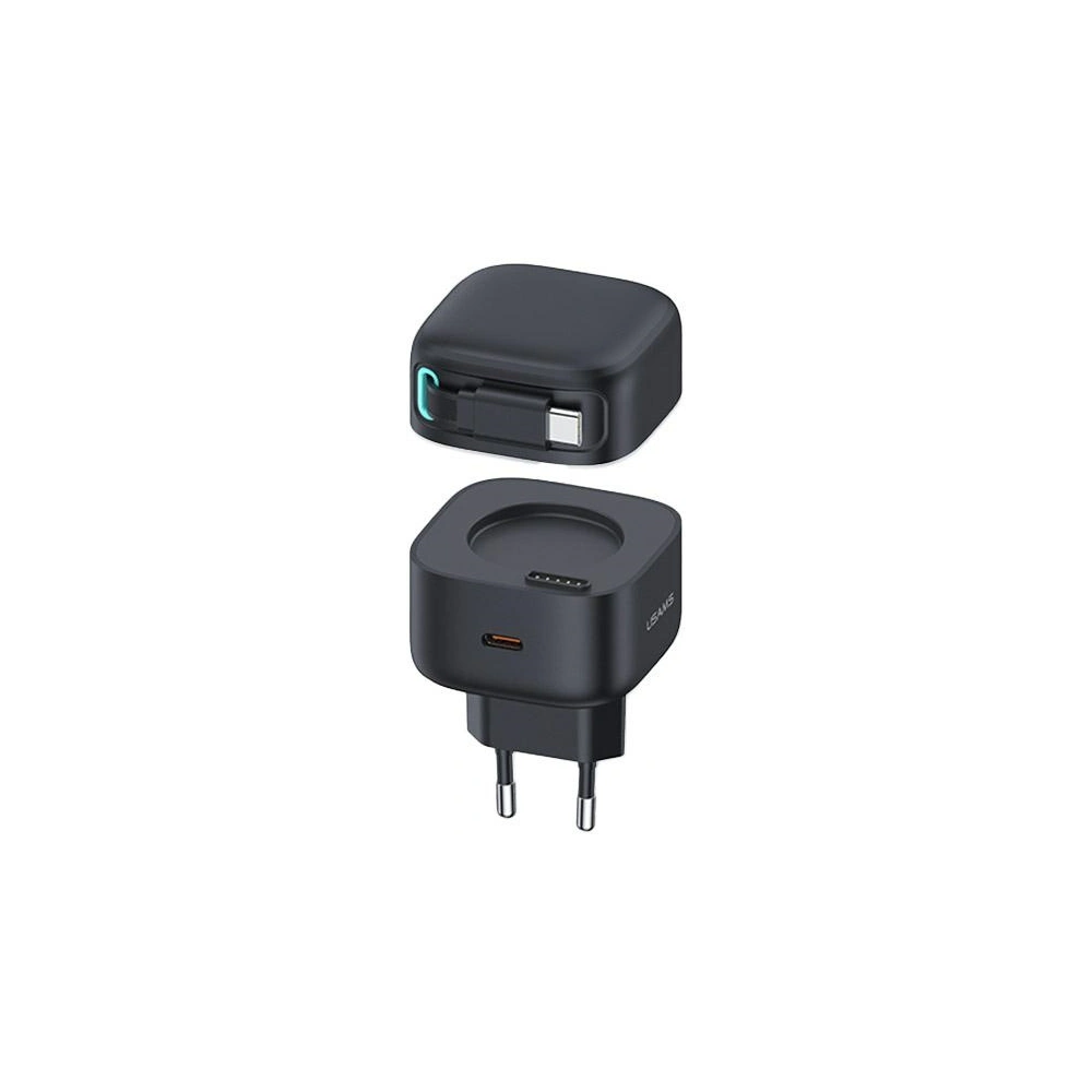 Hurtownia GSM - USAMS US-CC202 Netzteil USB-C + USB-C PD QC 35W Kabel schwarz/black - USA1032 - {ean13} - Hurt