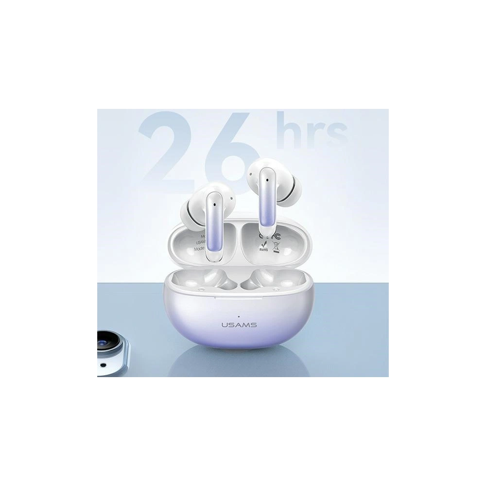 Hurtownia GSM - Kabellose In-Ear-Kopfhörer USAMS X-don Series ENC TWS Bluetooth 5.3 lila Farbverlauf/purpurblau - USA1033 - {ean13} - Hurt