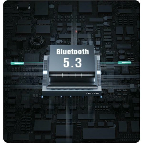 Bezprzewodowe słuchawki dokanałowe USAMS X-don Series ENC TWS Bluetooth 5.3 niebieski gradient/gradient blue