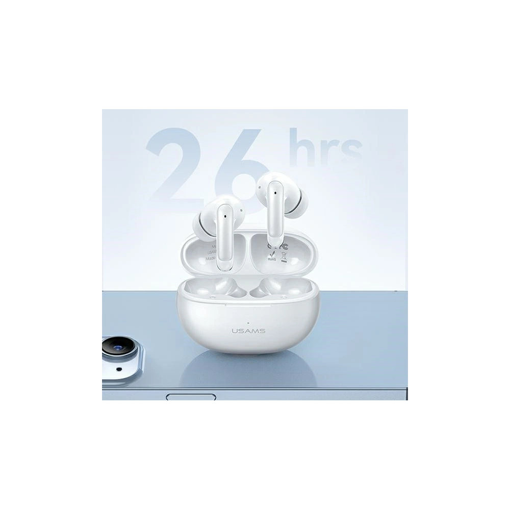 Hurtownia GSM - Kabellose In-Ear-Kopfhörer USAMS X-don Serie Dual mic ENC TWS Bluetooth 5.3 weiß/white - USA1035 - {ean13} - Hurt