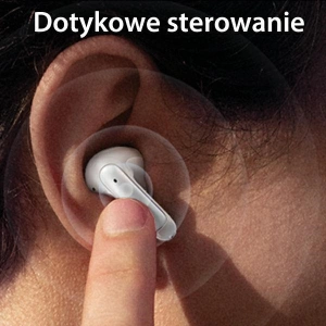 Wholesale USAMS X-don Series wireless in-ear headphones Dual mic ENC TWS Bluetooth 5.3 white - USA1035 - {ean13} - Hurt