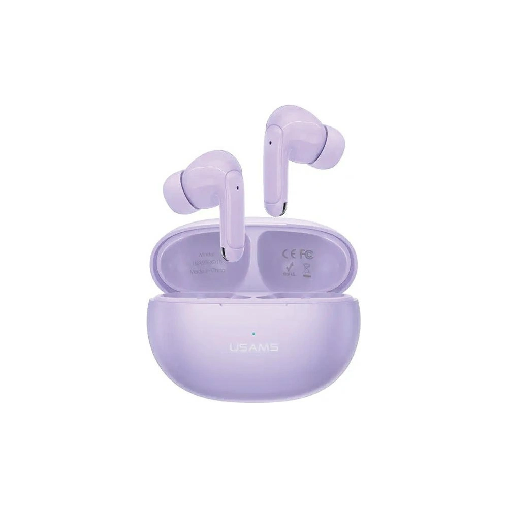 Hurtownia GSM - USAMS X-don sorozat vezeték nélküli fülhallgató duál mikrofon ENC TWS Bluetooth 5.3 lila/purple - USA1037 - {ean13} - Hurt