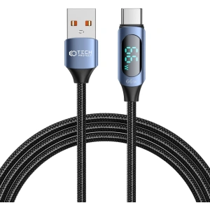 Hurtownia GSM - Cablu Tech-Protect Ultraboost LED USB-A / USB-C 66W / 6A 200cm Albastru - THP2586 - {ean13} - Hurt