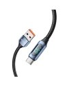 Hurtownia GSM - Kábel Tech-Protect Ultraboost LED USB-A / USB-C 66W 6A 100cm Kék - THP2587 - {ean13} - Hurt
