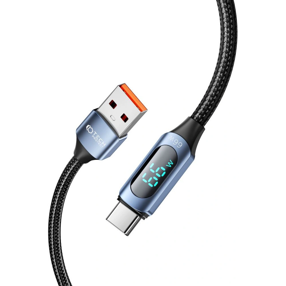 Hurtownia GSM - Kabel Tech-Protect Ultraboost LED USB-A / USB-C 66W 6A 100cm Modrý - THP2587 - {ean13} - Hurt