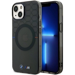 Hurtownia GSM - Case BMW BMHMP13MHGPK Apple iPhone 13 / 14 / 15 Muster MagSafe grau - BMW588 - {ean13} - Hurt