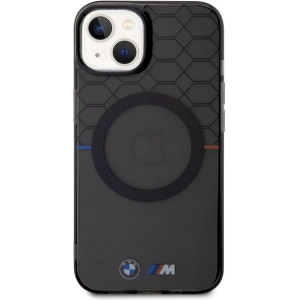 Hurtownia GSM - Case BMW BMHMP13MHGPK Apple iPhone 13 / 14 / 15 Muster MagSafe grau - BMW588 - {ean13} - Hurt