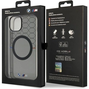 Hurtownia GSM - Case BMW BMHMP13MHGPK Apple iPhone 13 / 14 / 15 Muster MagSafe grau - BMW588 - {ean13} - Hurt