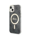 Etui Guess GUHMP15MH4STK Apple iPhone 15 Plus / 14 Plus hardcase 4G MagSafe černý/black