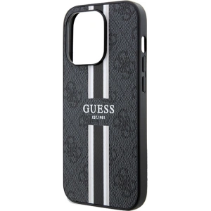 Hurtownia GSM - Case Guess GUHMP15XP4RPSK Apple iPhone 15 Pro Max Hardcase 4G Printed Stripes MagSafe schwarz/black - GUE3138 - {ean13} - Hurt