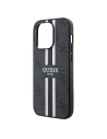Hurtownia GSM - Case Guess GUHMP15XP4RPSK Apple iPhone 15 Pro Max Hardcase 4G Printed Stripes MagSafe schwarz/black - GUE3138 - {ean13} - Hurt