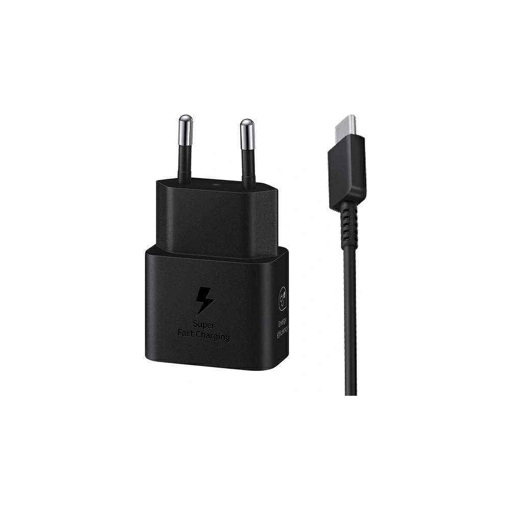 Hurtownia GSM - Netzteil Samsung EP-T2510XB 25W Schnellladen + USB-C / USB-C Kabel schwarz/black - SMG1010 - {ean13} - Hurt