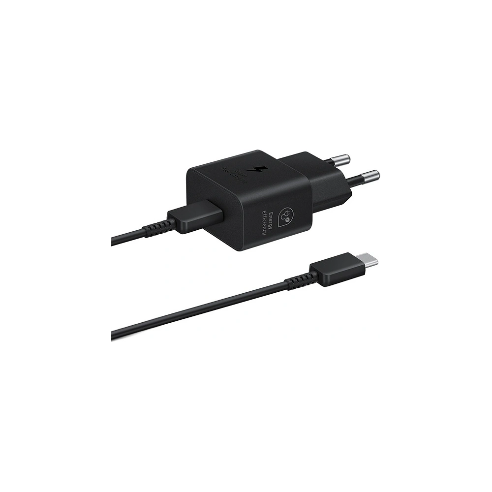 Hurtownia GSM - Netzteil Samsung EP-T2510XB 25W Schnellladen + USB-C / USB-C Kabel schwarz/black - SMG1010 - {ean13} - Hurt