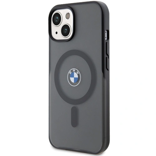 Etui BMW BMHMP15MDSLK Apple iPhone 15 Plus / 14 Plus hardcase IML Signature MagSafe czarny/black