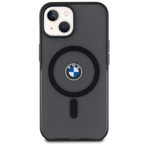 Etui BMW BMHMP15MDSLK Apple iPhone 15 Plus / 14 Plus hardcase IML Signature MagSafe czarny/black