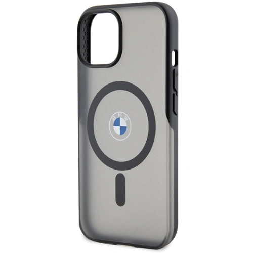 Etui BMW BMHMP15MDSLK Apple iPhone 15 Plus / 14 Plus hardcase IML Signature MagSafe czarny/black