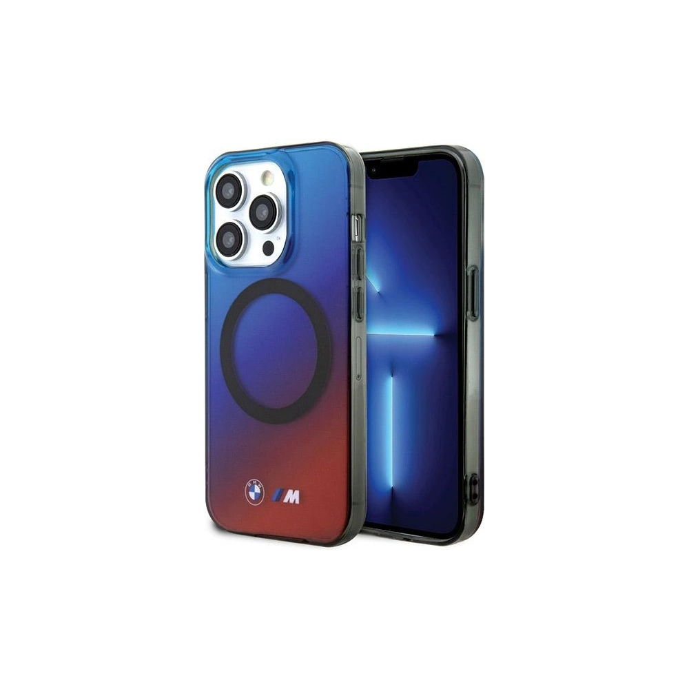 Hurtownia GSM - Case BMW BMHMP15XHTTG Apple iPhone 15 Pro Max Hardcase M Gradient MagSafe rot-blau - BMW594 - {ean13} - Hurt